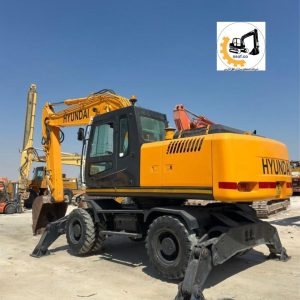 بیل مکانیکی هیوندای لاستیکی